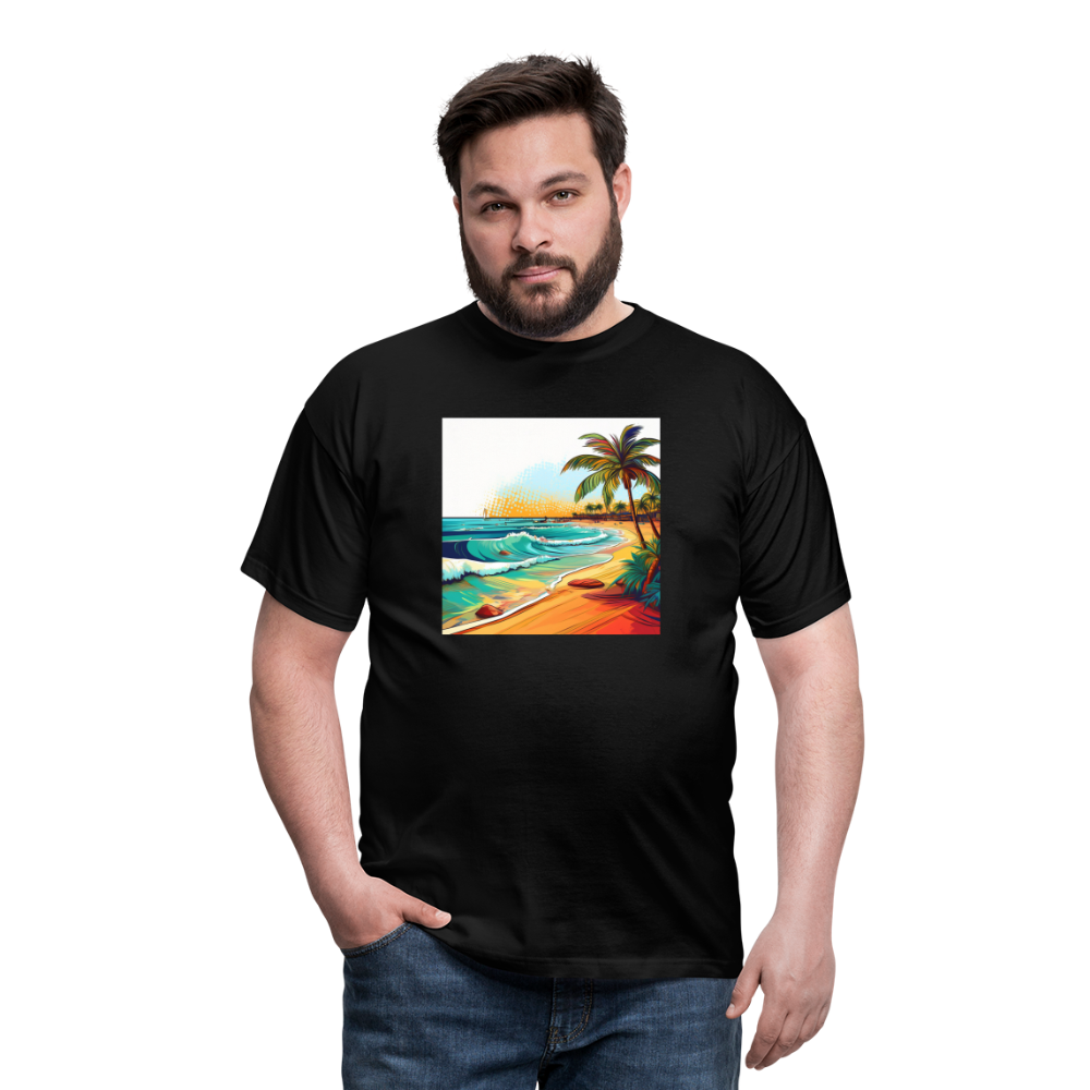 T-Shirt Mexico "Paradise Cancun" - Schwarz