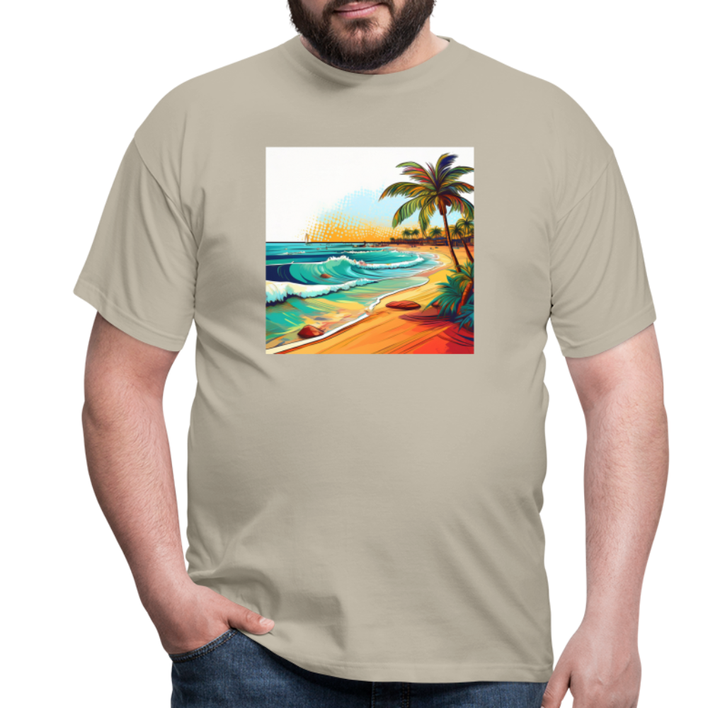 T-Shirt Mexico "Paradise Cancun" - Sandbeige
