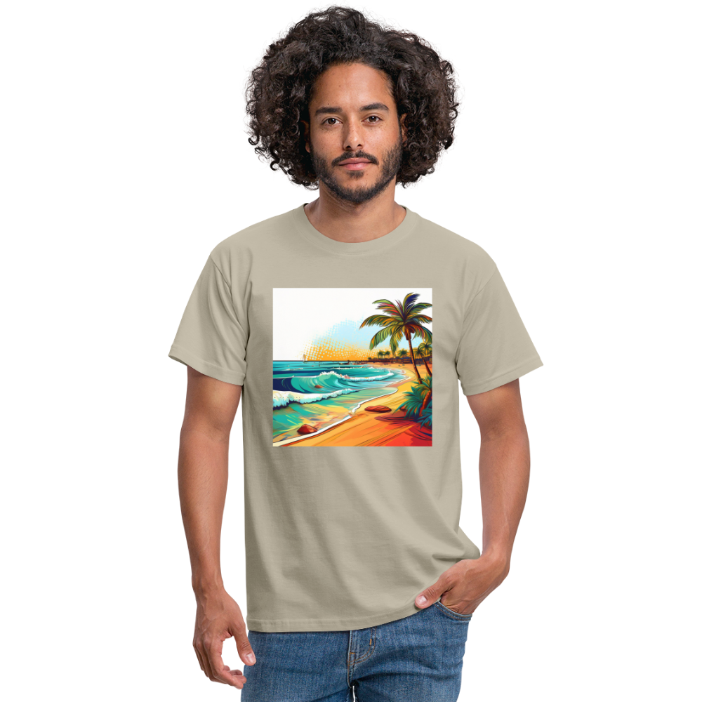 T-Shirt Mexico "Paradise Cancun" - Sandbeige