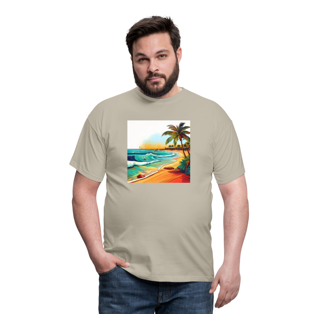 T-Shirt Mexico "Paradise Cancun" - Sandbeige