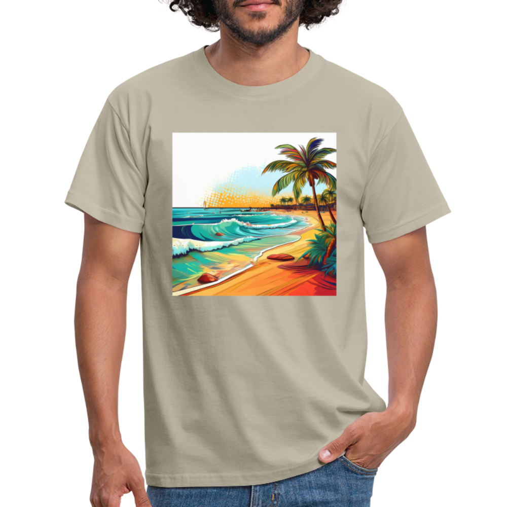 T-Shirt Mexico "Paradise Cancun" - Sandbeige