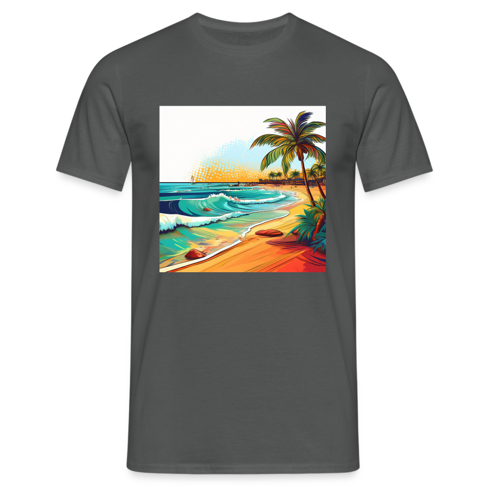 T-Shirt Mexico "Paradise Cancun" - Anthrazit