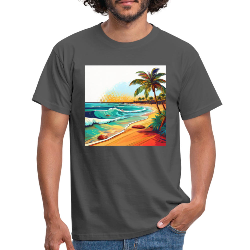 T-Shirt Mexico "Paradise Cancun" - Anthrazit
