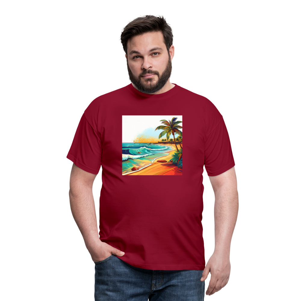 T-Shirt Mexico "Paradise Cancun" - Ziegelrot