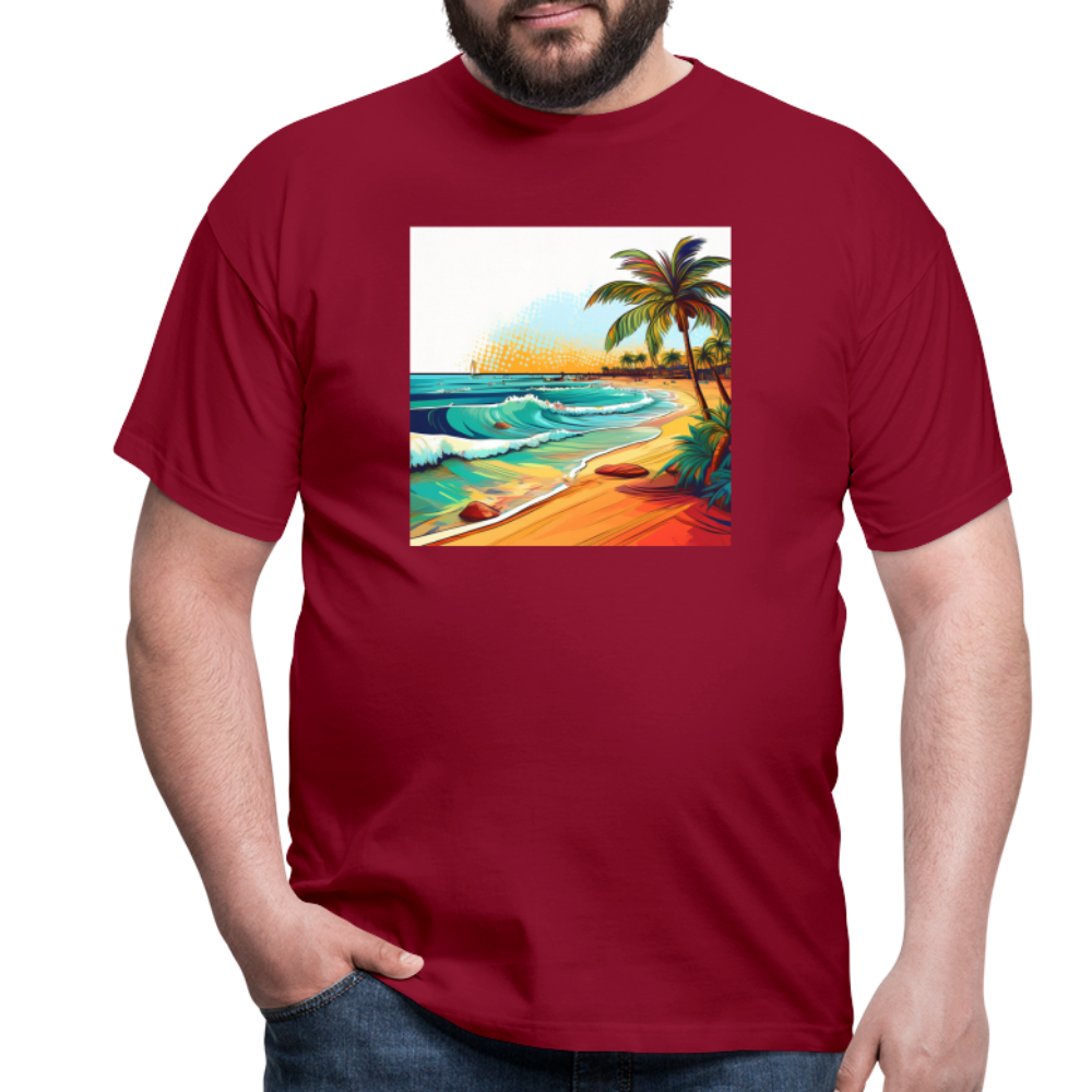 T-Shirt Mexico "Paradise Cancun" - Ziegelrot