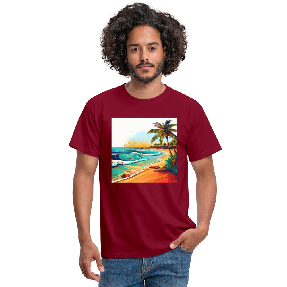 T-Shirt Mexico "Paradise Cancun" - Ziegelrot