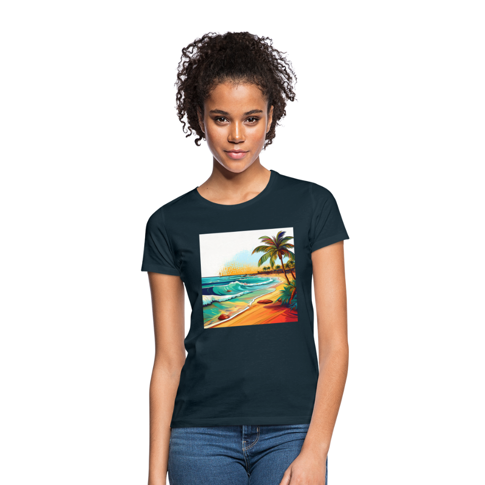 T-Shirt Ladies Mexico "Paradise Cancun" - Navy