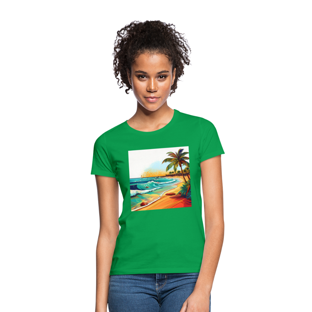T-Shirt Ladies Mexico "Paradise Cancun" - Kelly Green