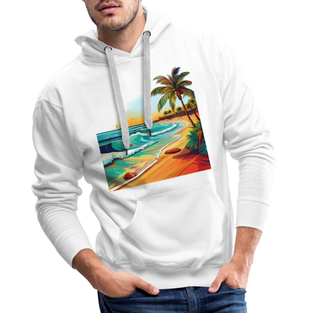 Hoodie Mexico "Paradise Cancun" - Weiß