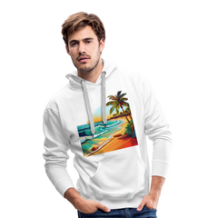 Hoodie Mexico "Paradise Cancun" - Weiß