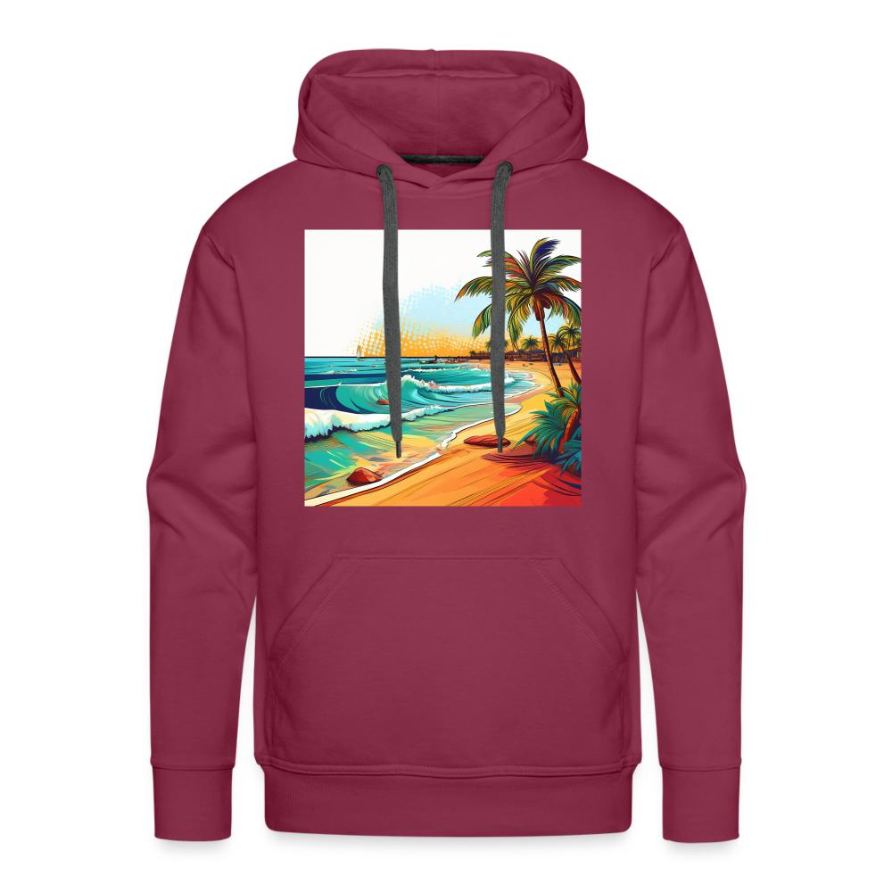 Hoodie Mexico "Paradise Cancun" - Bordeaux