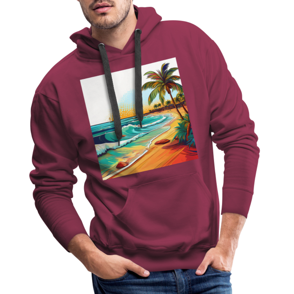 Hoodie Mexico "Paradise Cancun" - Bordeaux