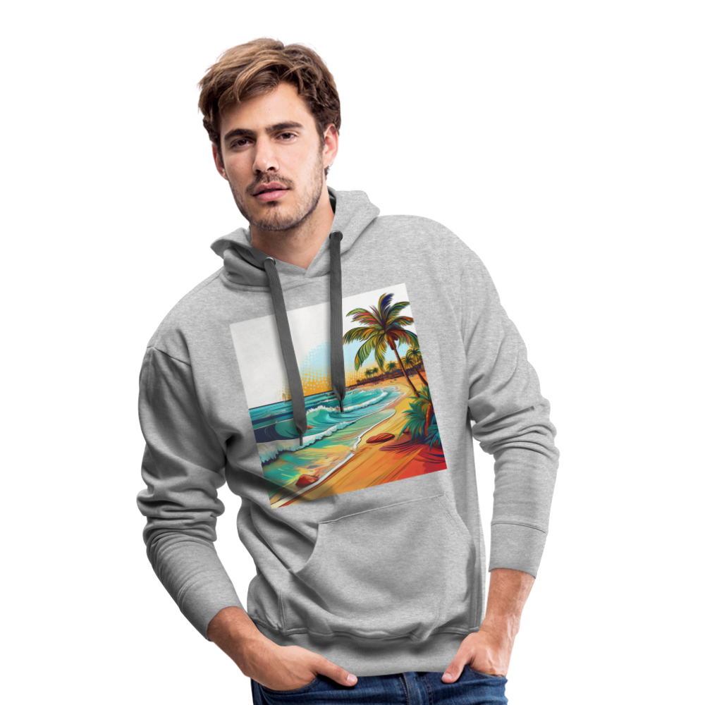 Hoodie Mexico "Paradise Cancun" - Grau meliert