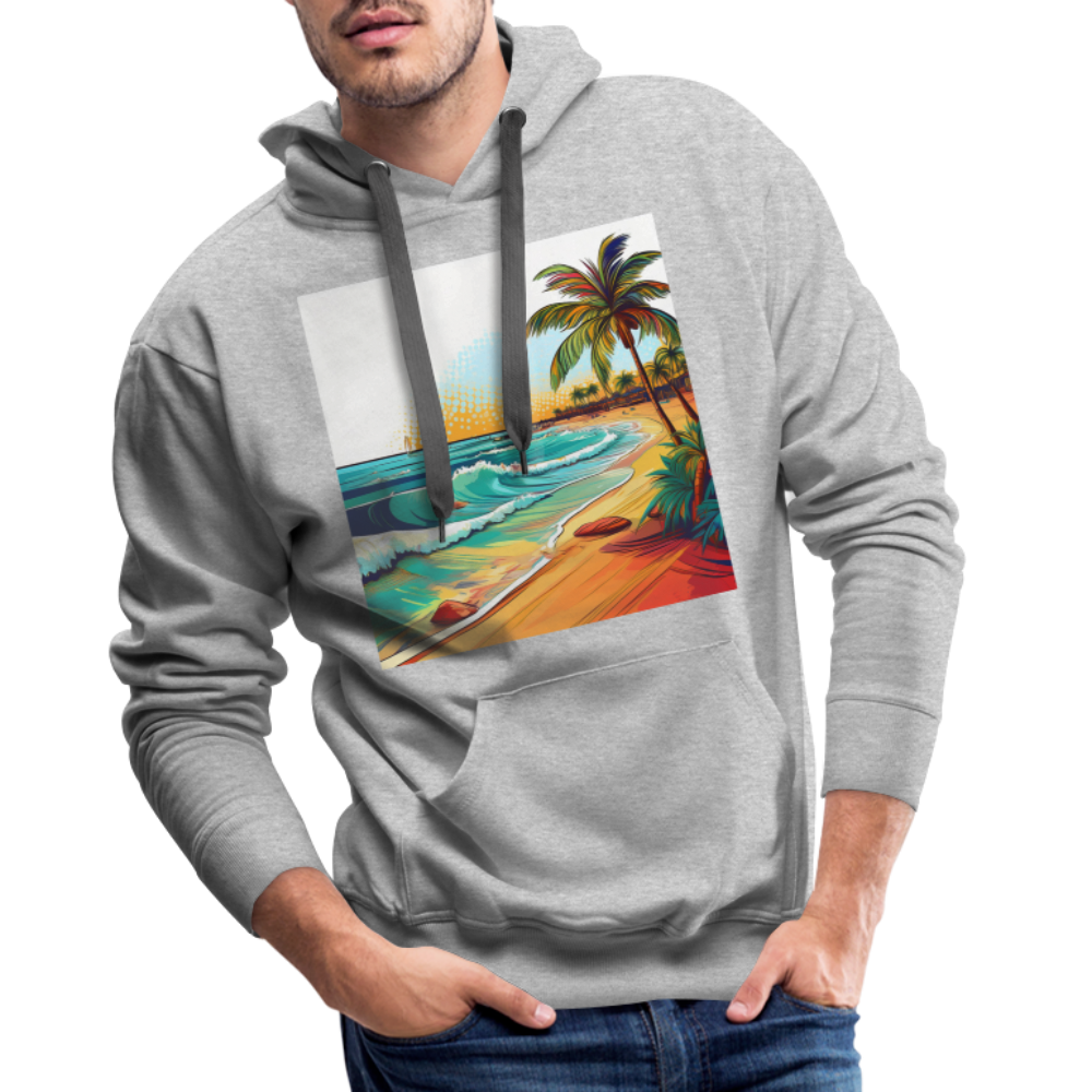 Hoodie Mexico "Paradise Cancun" - Grau meliert