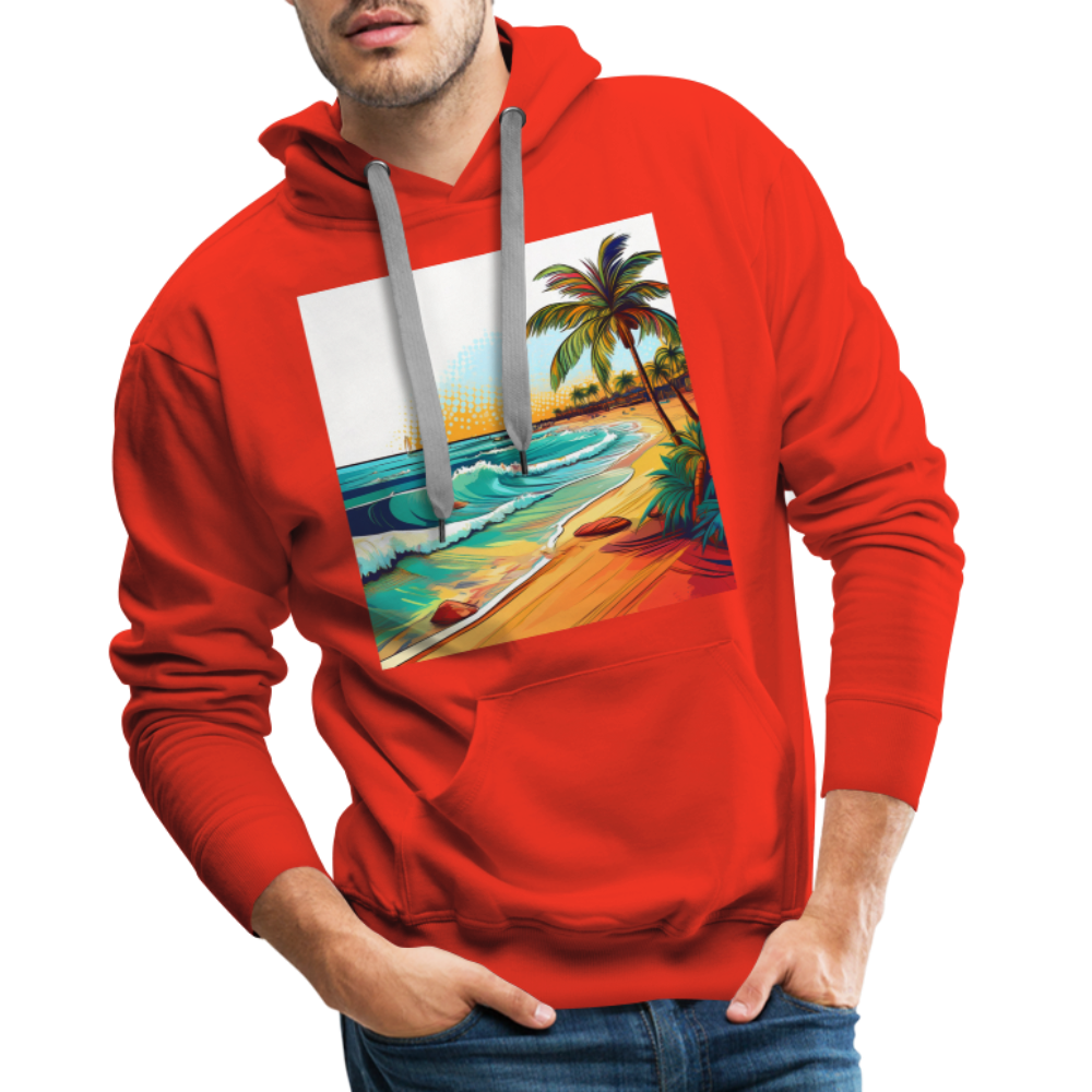 Hoodie Mexico "Paradise Cancun" - Rot