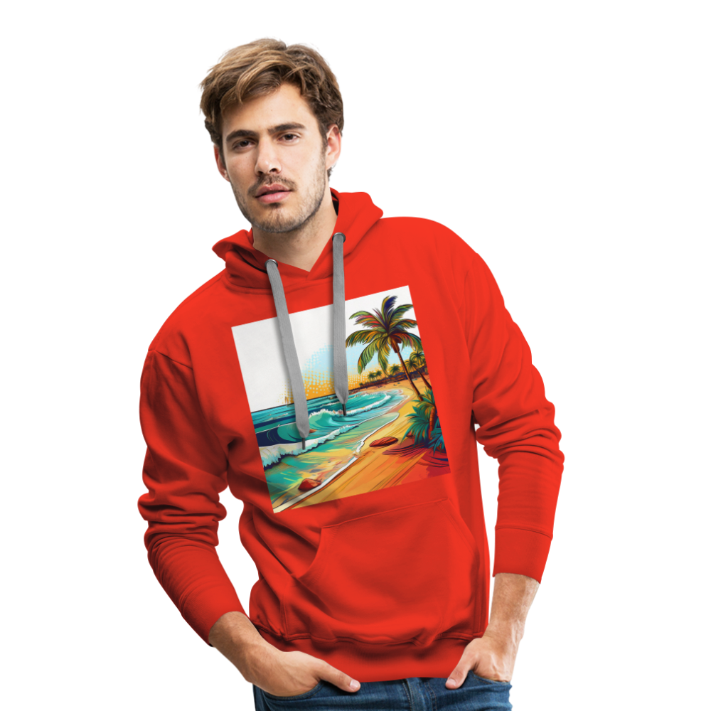 Hoodie Mexico "Paradise Cancun" - Rot