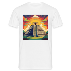 T-Shirt Mexico "Pyramide" - Weiß