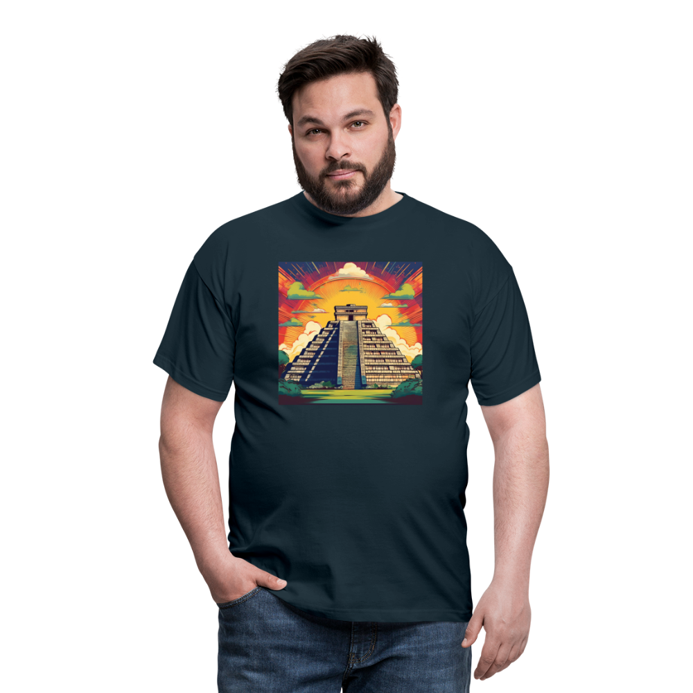 T-Shirt Mexico "Pyramide" - Navy