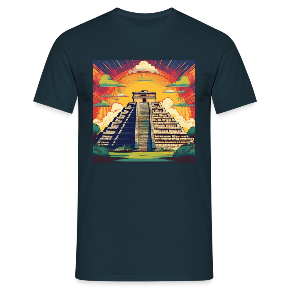 T-Shirt Mexico "Pyramide" - Navy