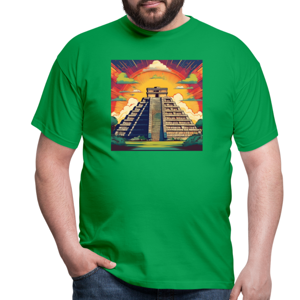 T-Shirt Mexico "Pyramide" - Kelly Green
