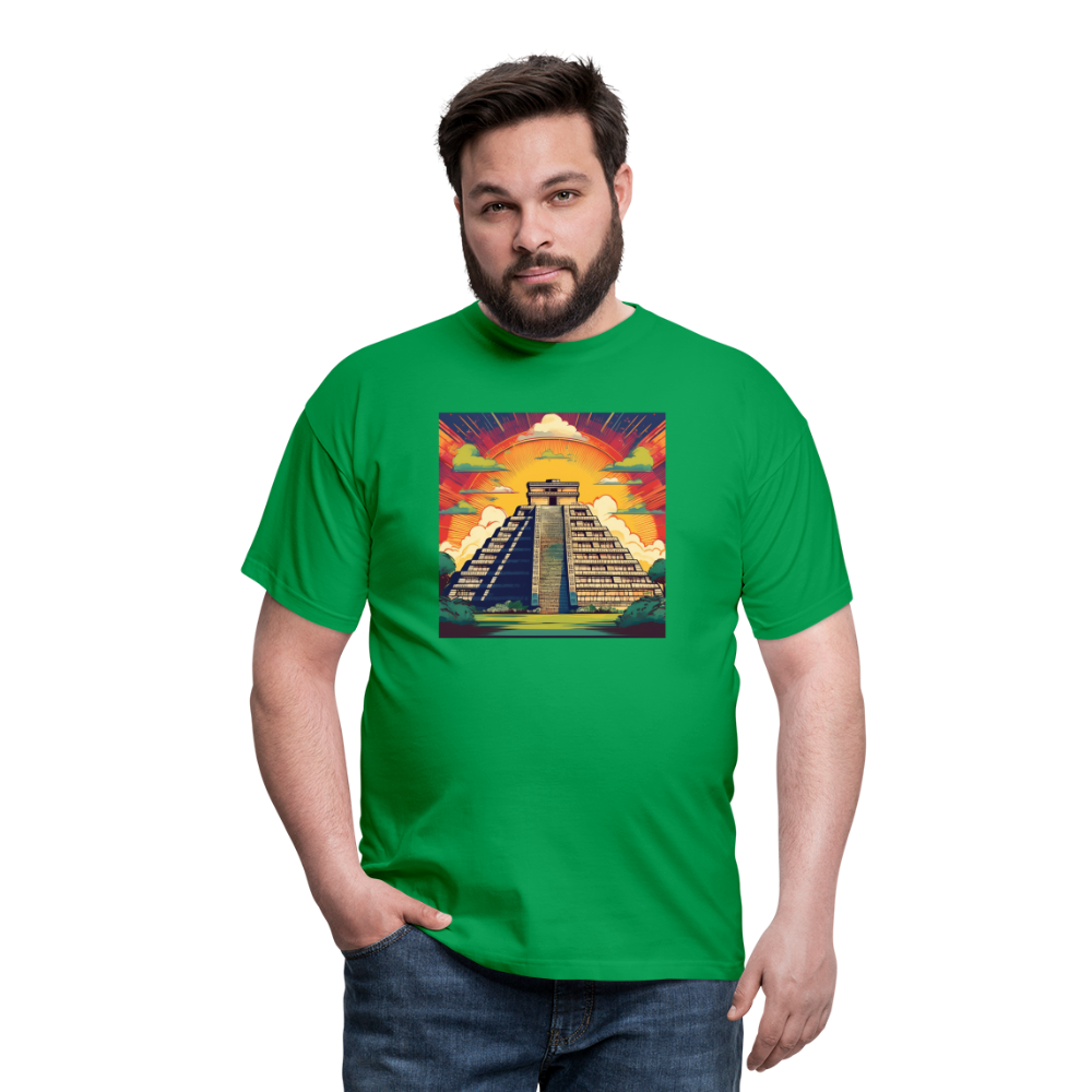 T-Shirt Mexico "Pyramide" - Kelly Green