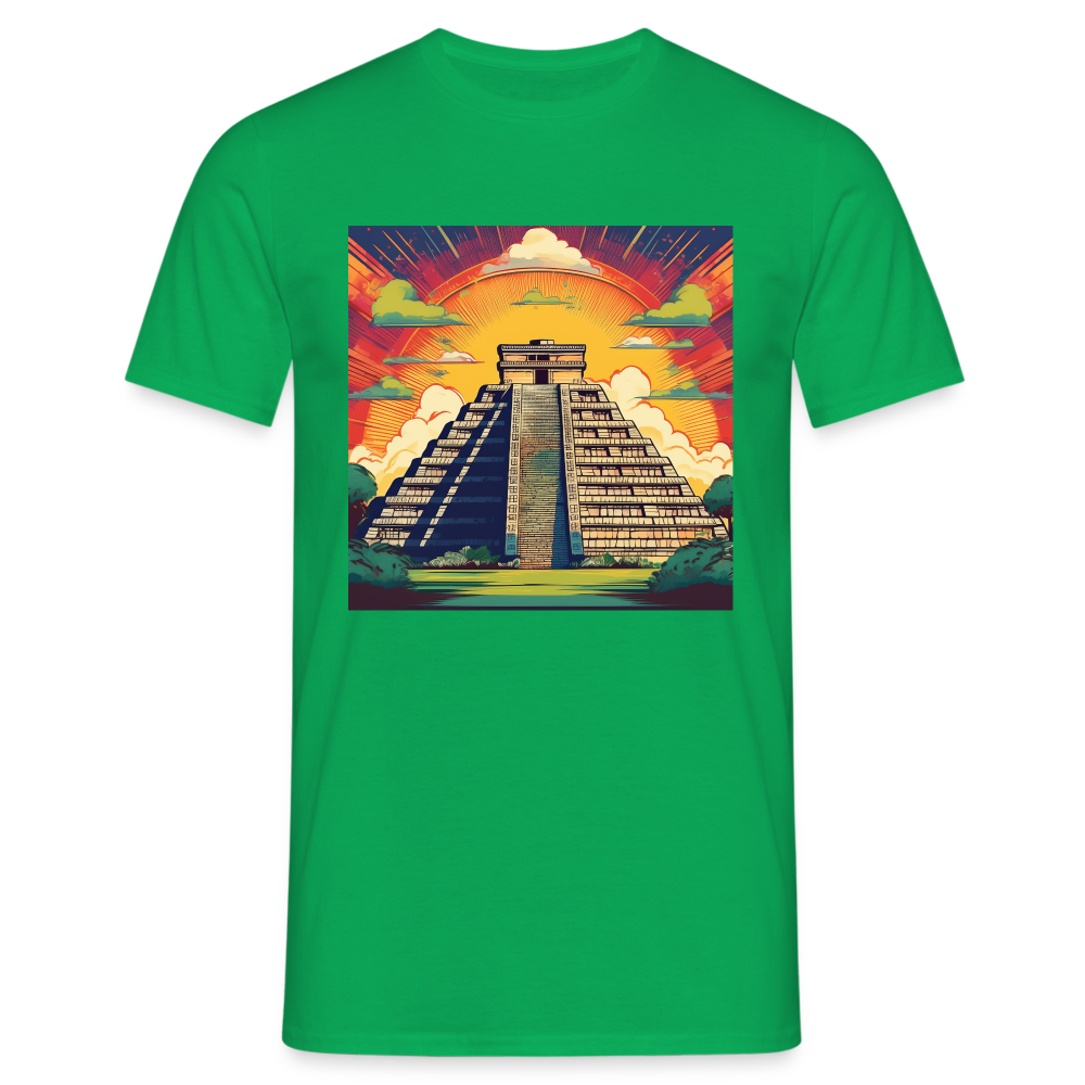 T-Shirt Mexico "Pyramide" - Kelly Green