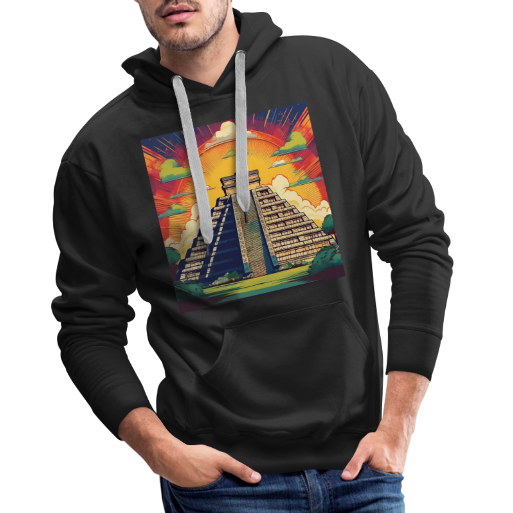 Hoodie Mexico "Pyramide" - Schwarz