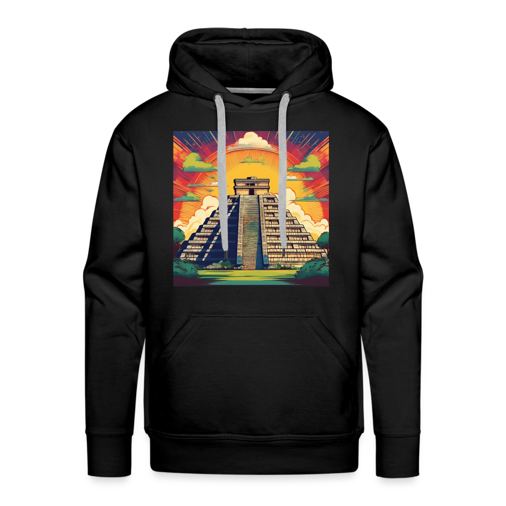 Hoodie Mexico "Pyramide" - Schwarz