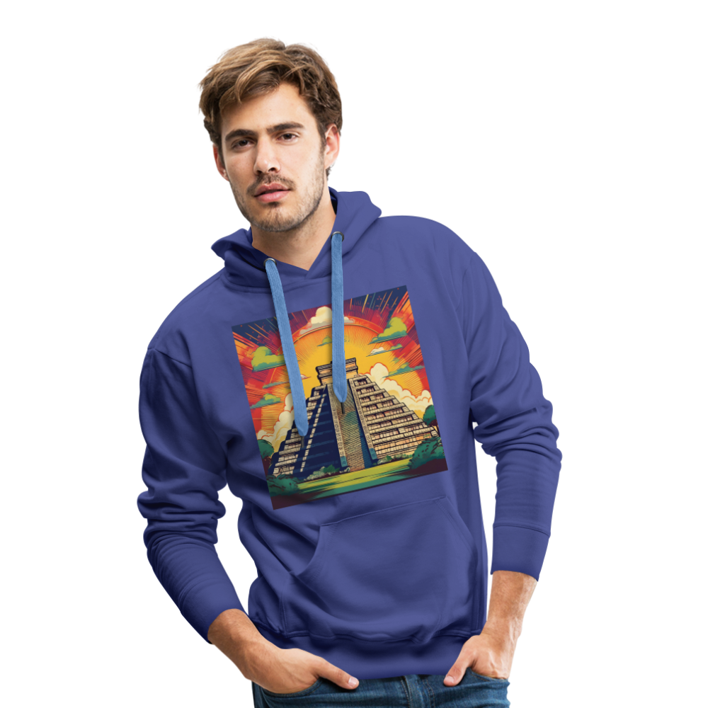 Hoodie Mexico "Pyramide" - Königsblau