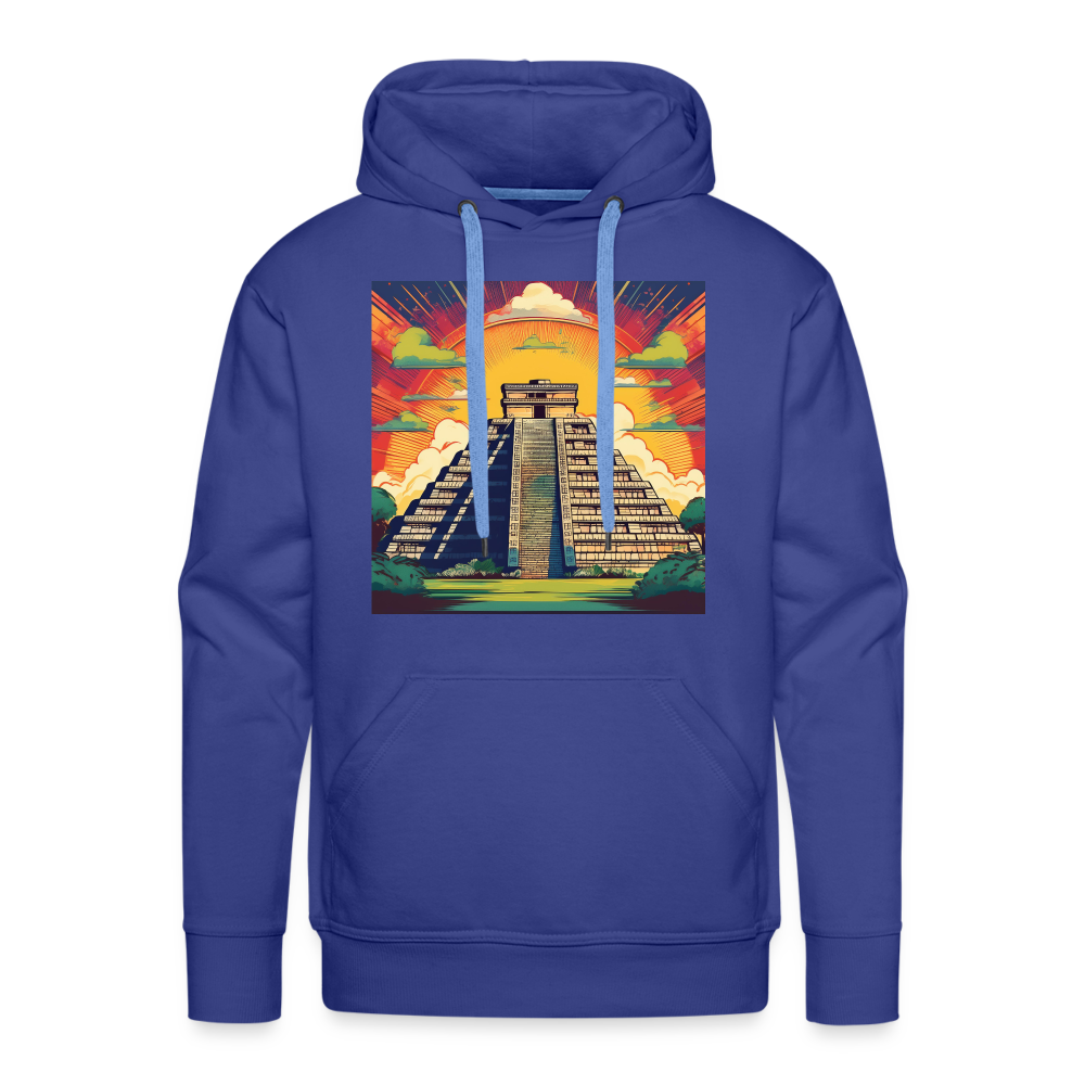 Hoodie Mexico "Pyramide" - Königsblau