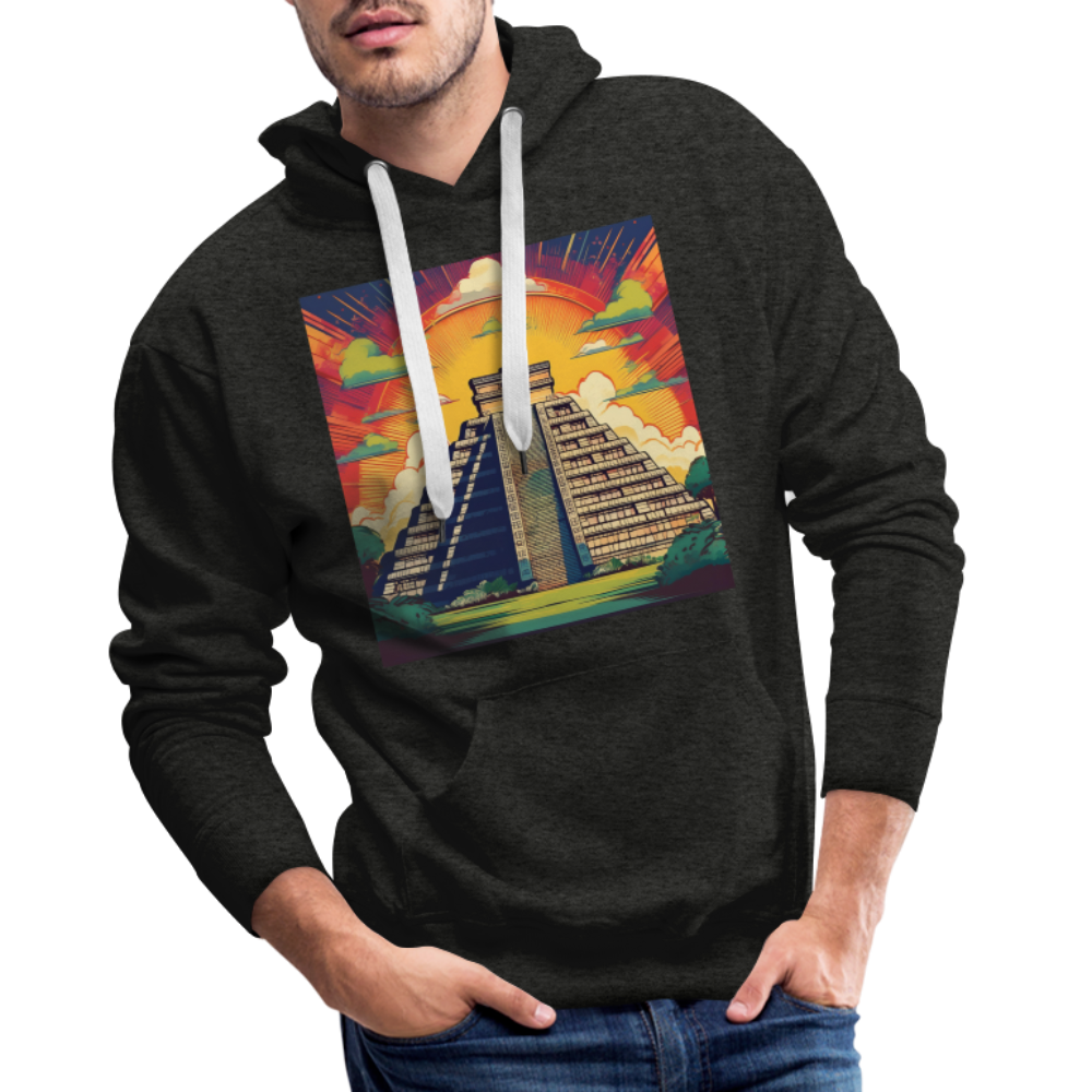 Hoodie Mexico "Pyramide" - Anthrazit