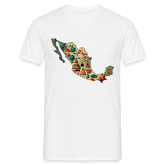 T-Shirt Mexico "Map" - Weiß
