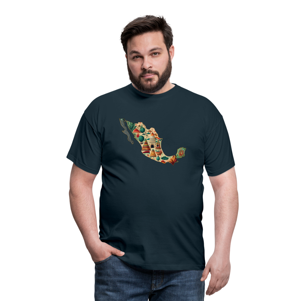 T-Shirt Mexico "Map" - Navy