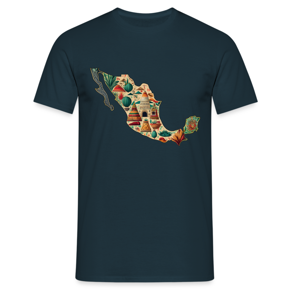 T-Shirt Mexico "Map" - Navy