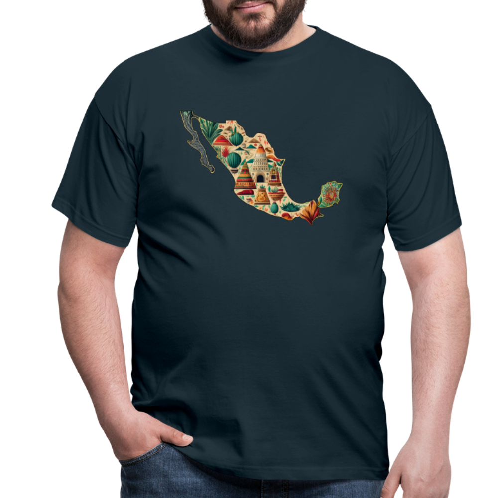 T-Shirt Mexico "Map" - Navy