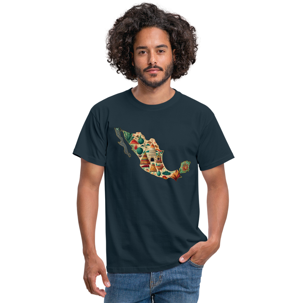 T-Shirt Mexico "Map" - Navy