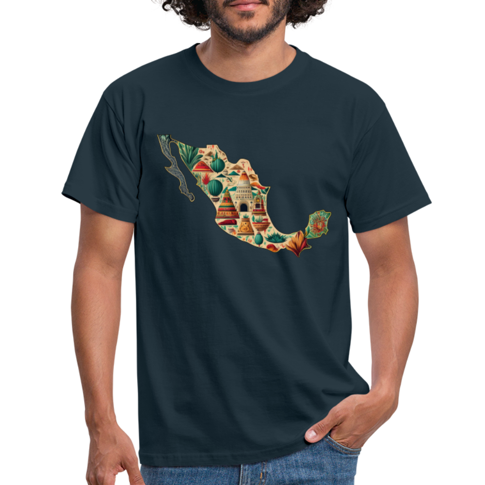 T-Shirt Mexico "Map" - Navy