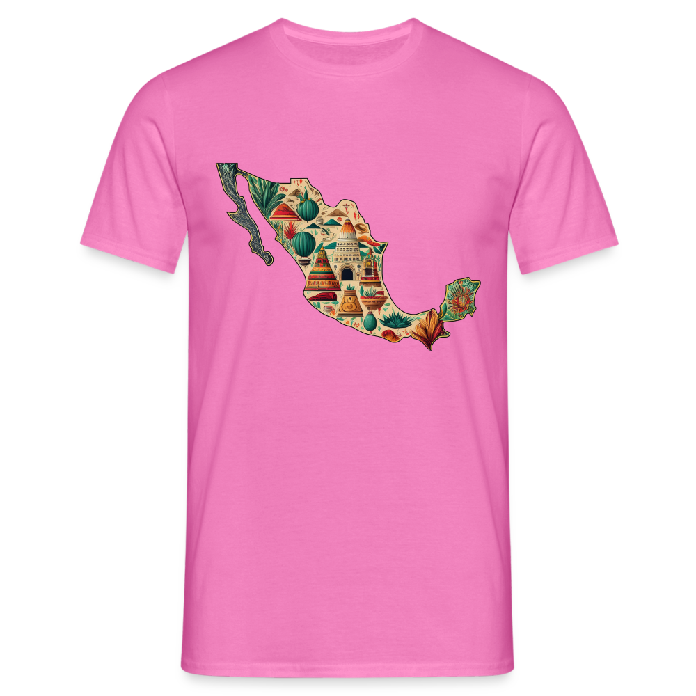 T-Shirt Mexico "Map" - Pink