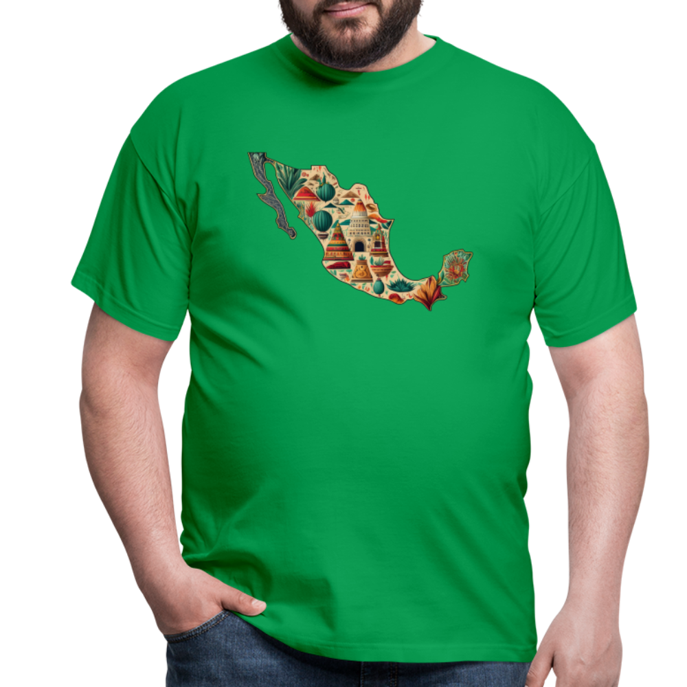 T-Shirt Mexico "Map" - Kelly Green