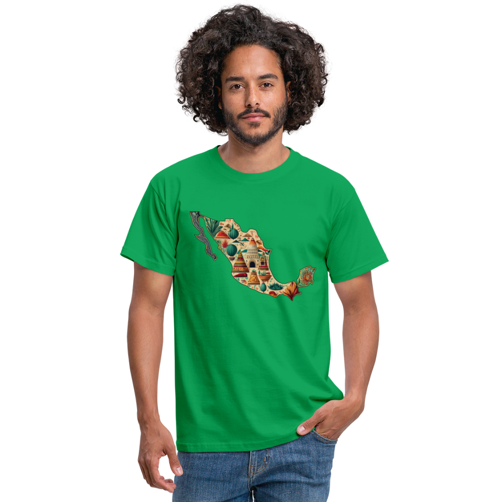 T-Shirt Mexico "Map" - Kelly Green
