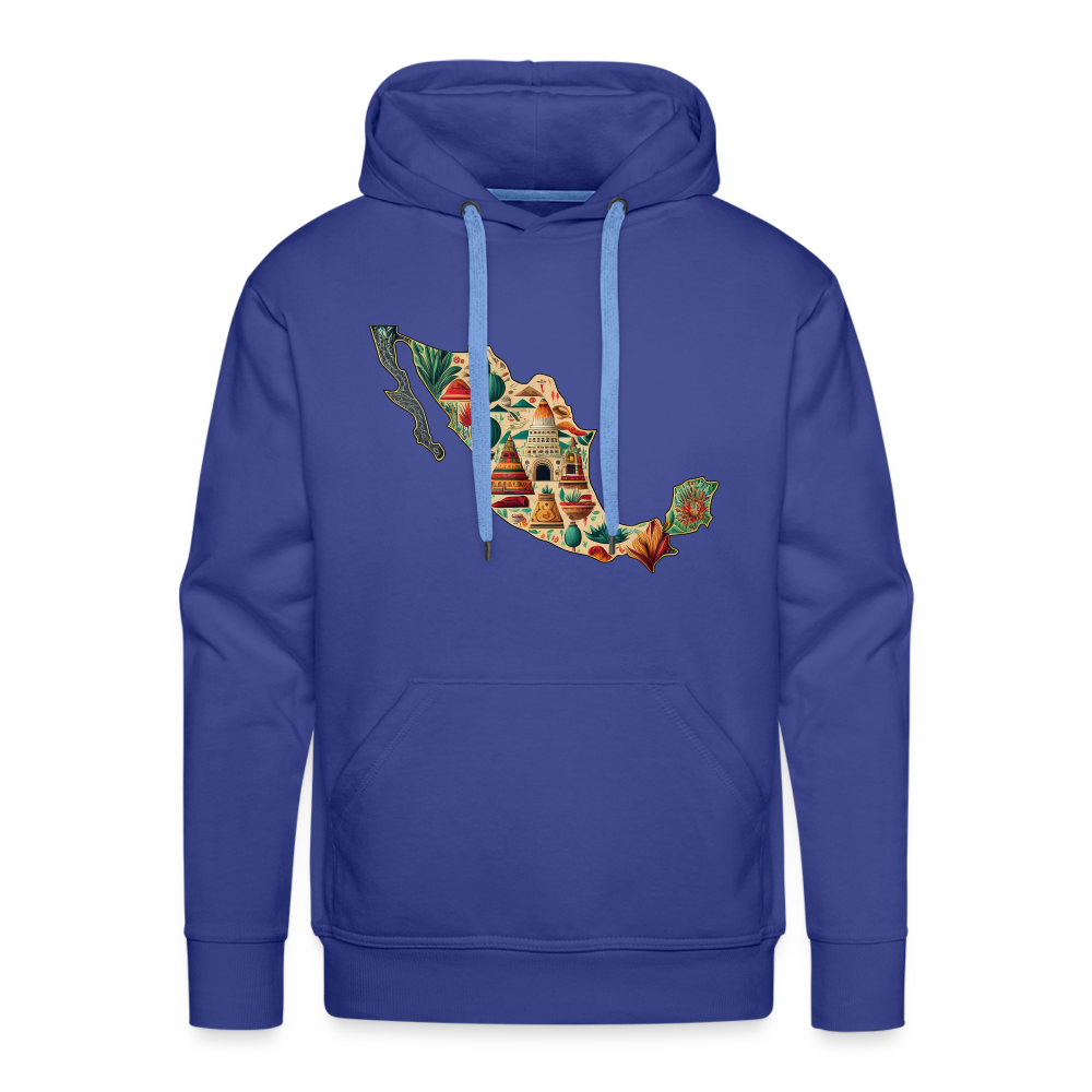 Hoodie Mexico "Map" - Königsblau