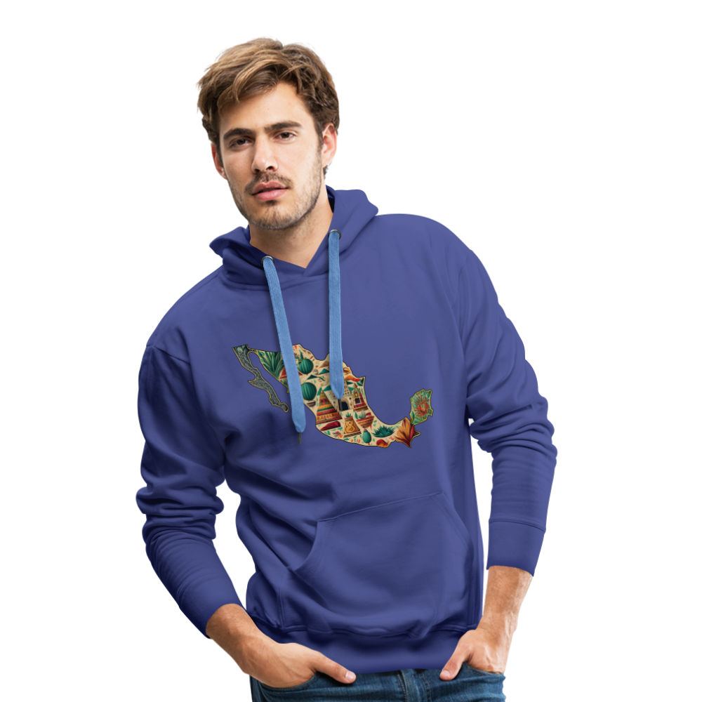 Hoodie Mexico "Map" - Königsblau