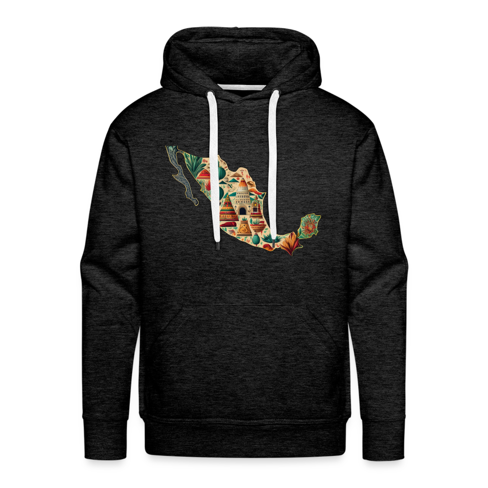 Hoodie Mexico "Map" - Anthrazit