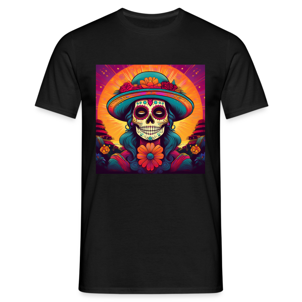 T-Shirt Mexico "Mujer" - Schwarz