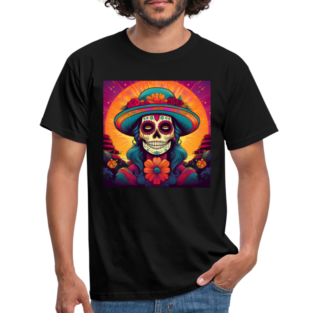 T-Shirt Mexico "Mujer" - Schwarz