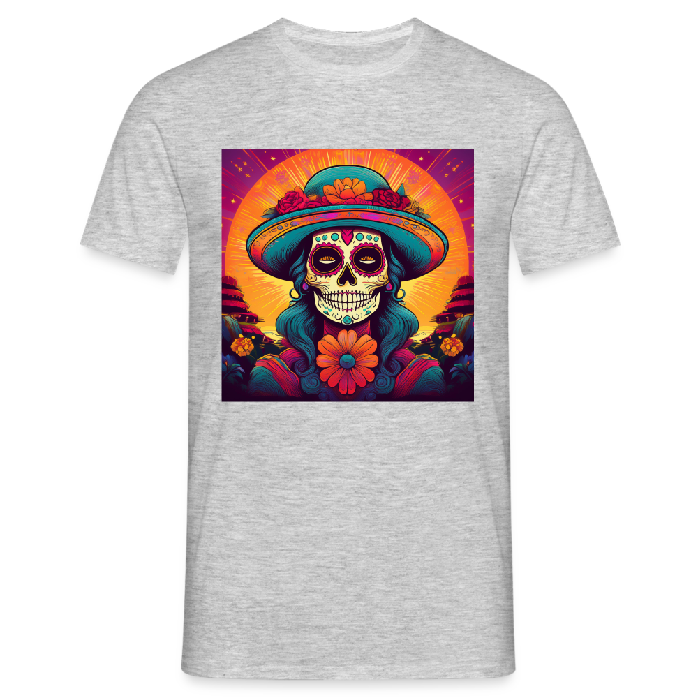 T-Shirt Mexico "Mujer" - Grau meliert