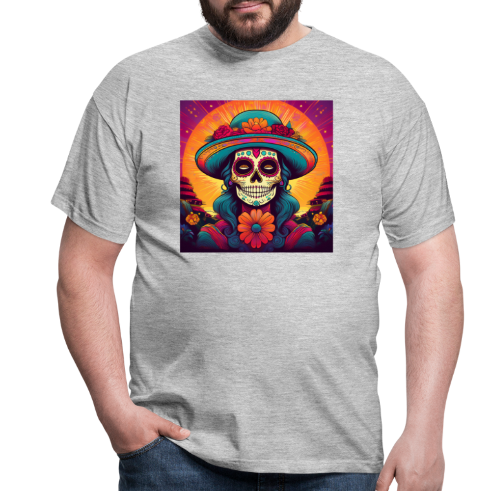 T-Shirt Mexico "Mujer" - Grau meliert