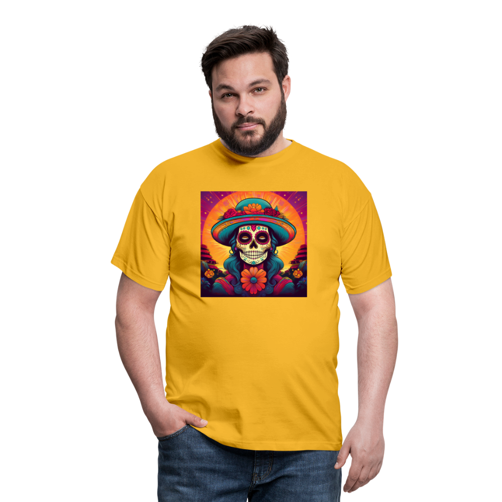 T-Shirt Mexico "Mujer" - Gelb