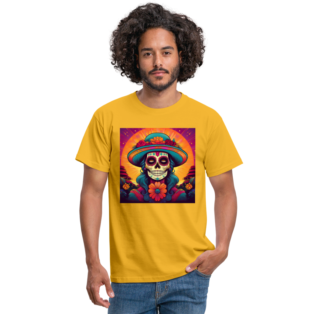 T-Shirt Mexico "Mujer" - Gelb