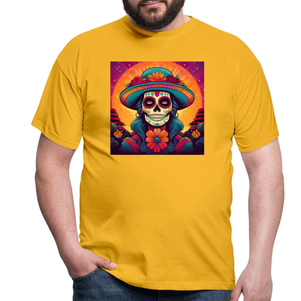 T-Shirt Mexico "Mujer" - Gelb
